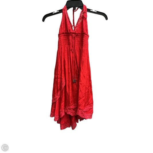 Dress Casual Midi By Free People In Red, Size: Xs