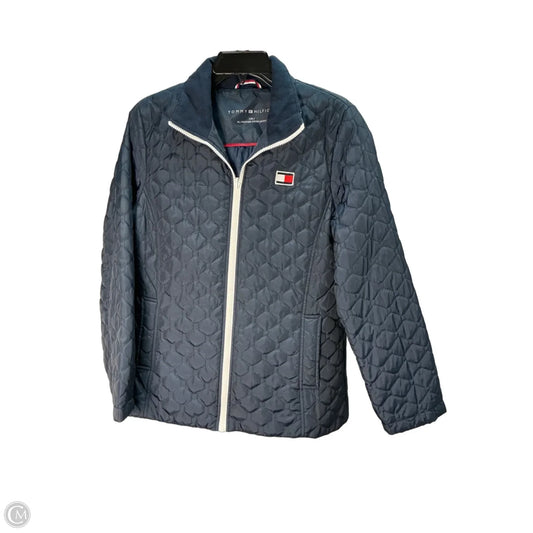 Jacket Puffer & Quilted By Tommy Hilfiger In Navy, Size: M