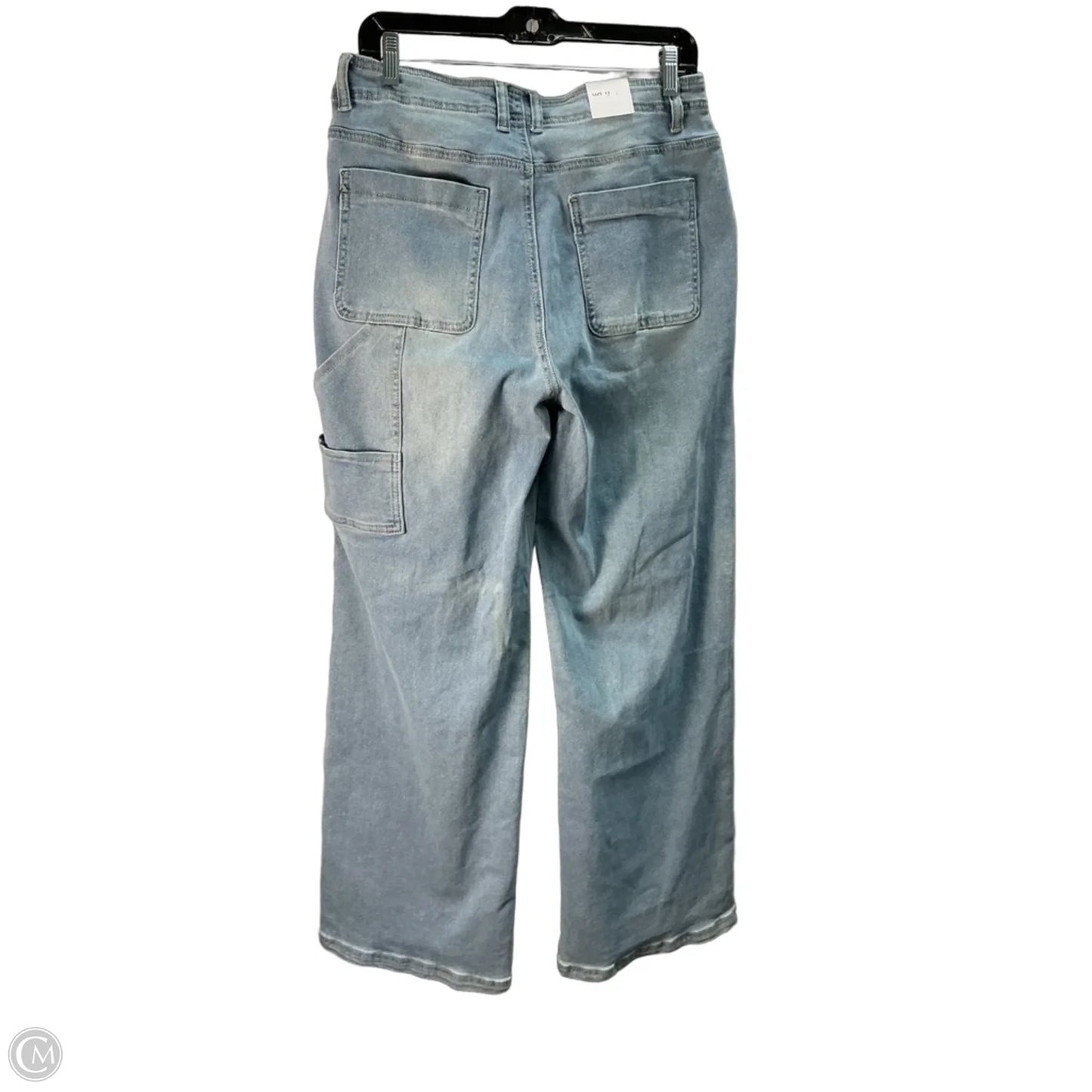 Jeans Wide Leg By Clothes Mentor In Blue Denim, Size: 10