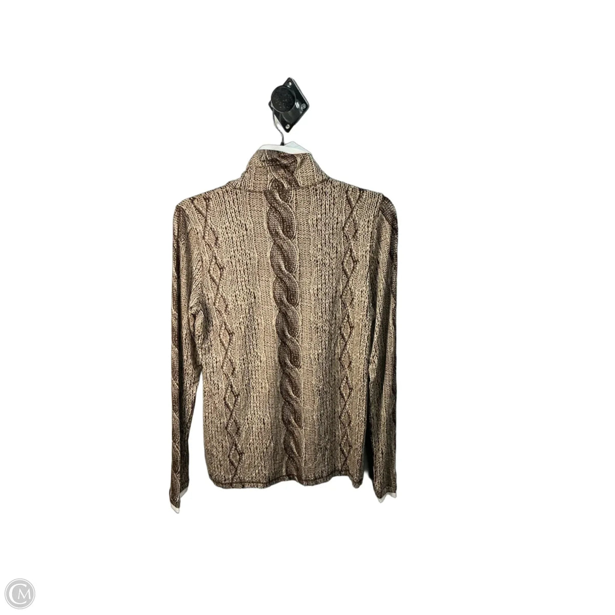 Top Long Sleeve By Worth Ny In Brown, Size: M