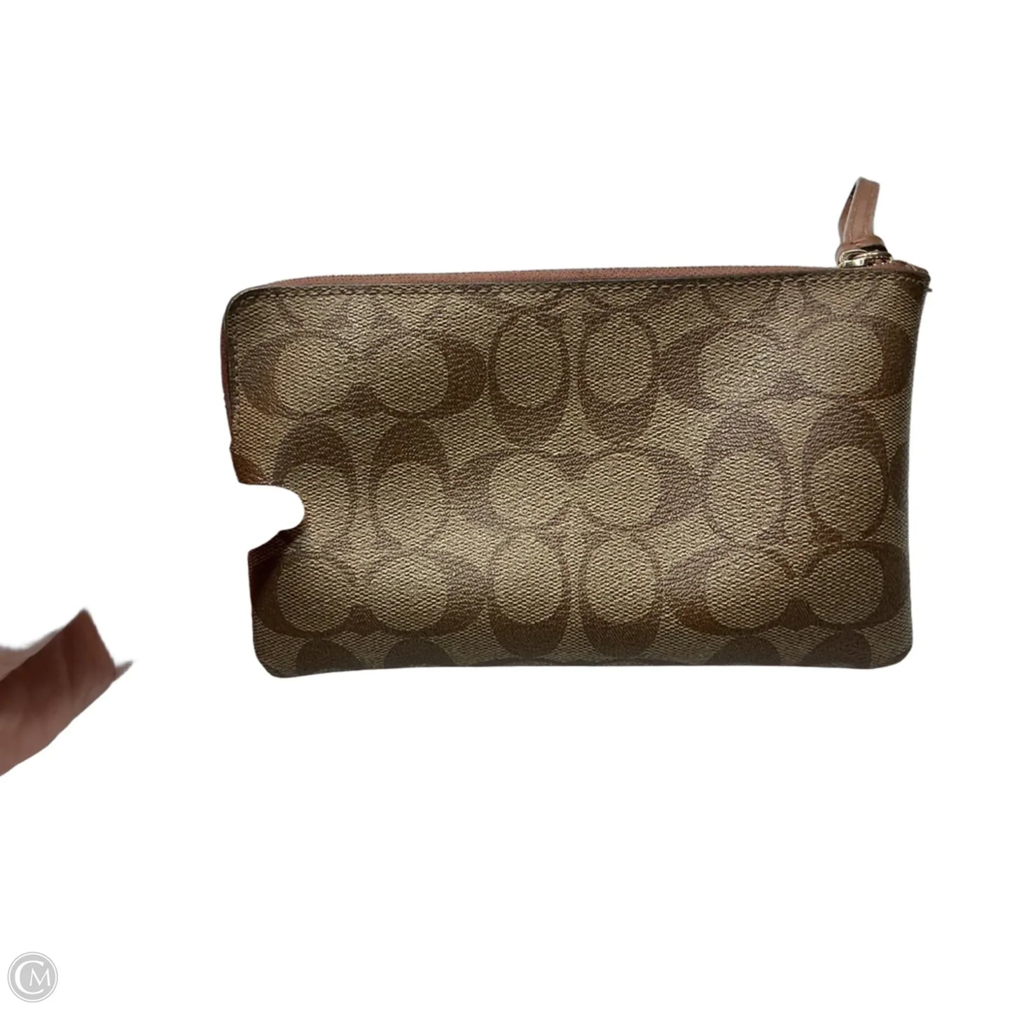 Wristlet Designer By Coach, Size: Large