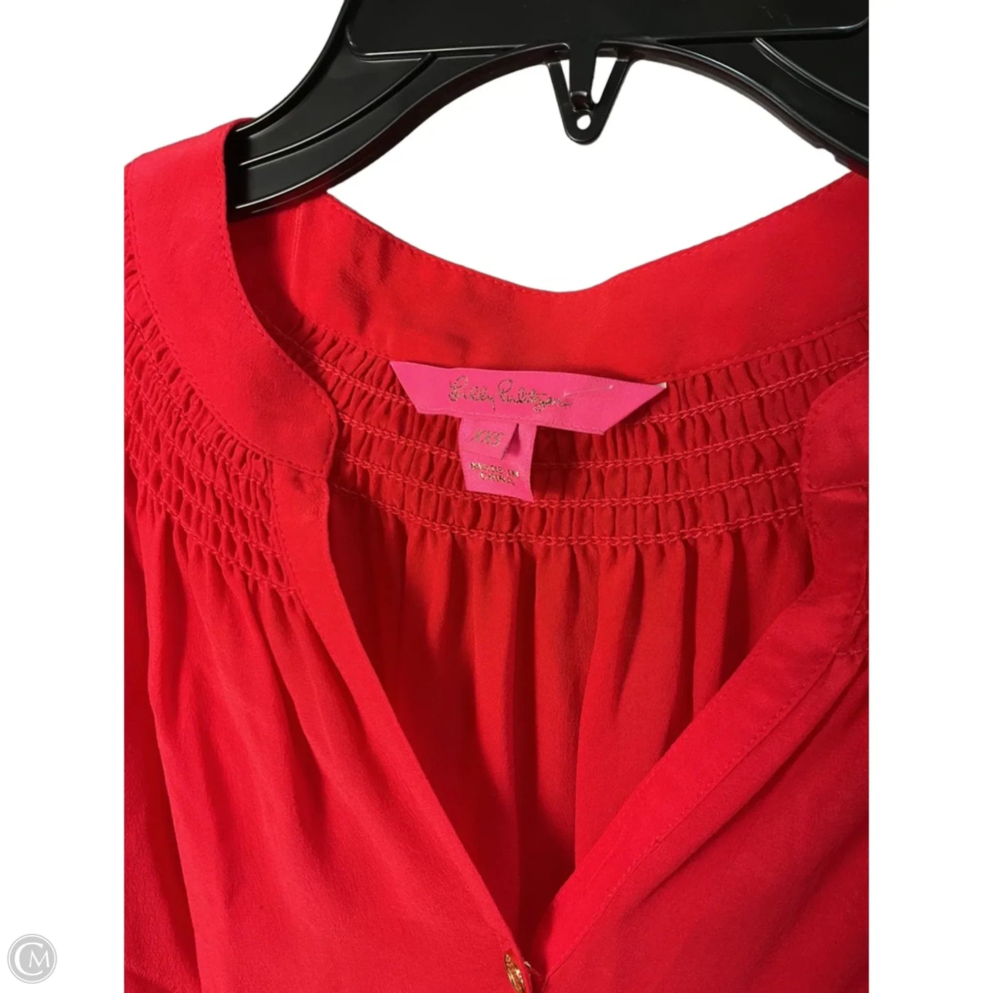 Top Long Sleeve By Lilly Pulitzer In Red, Size: Xxs