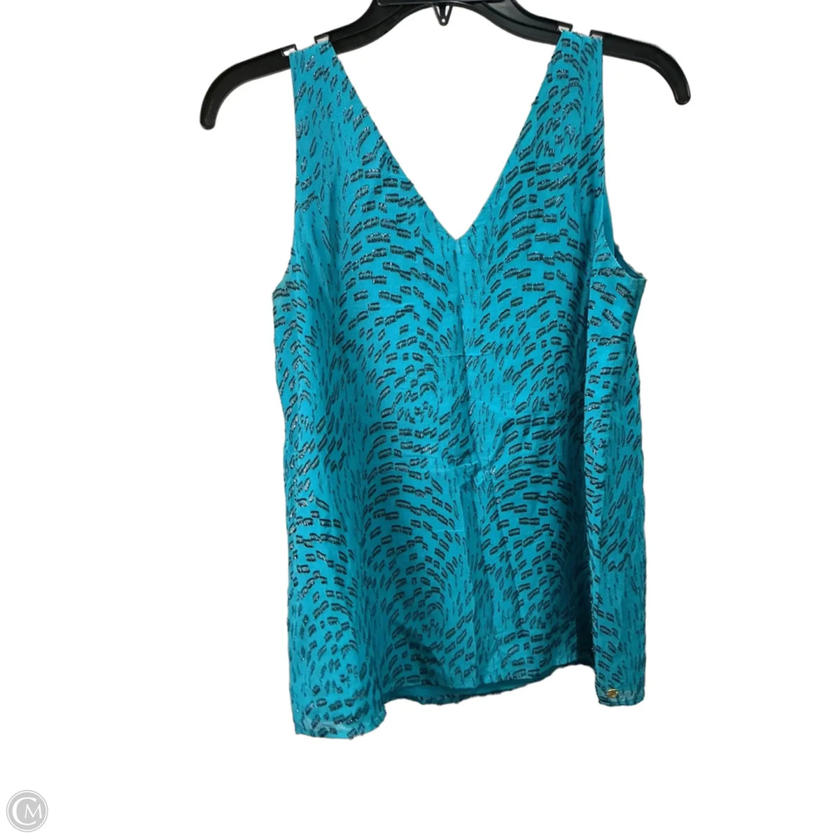 Top Sleeveless Designer By Lilly Pulitzer In Blue, Size: Xs