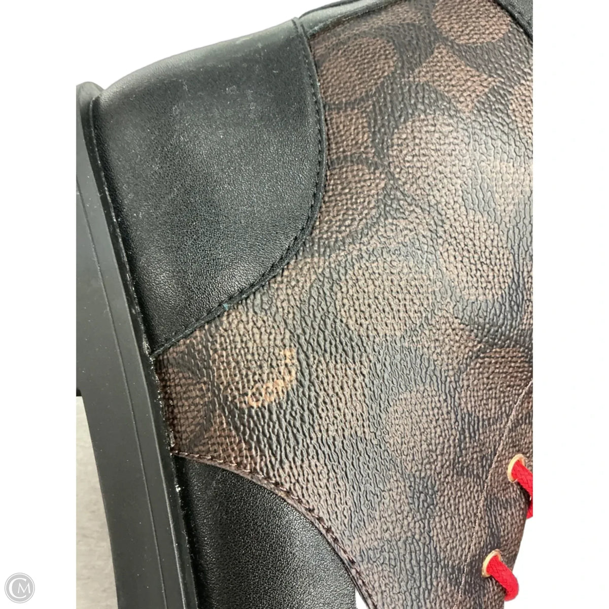 Boots Designer By Coach In Brown, Size: 9