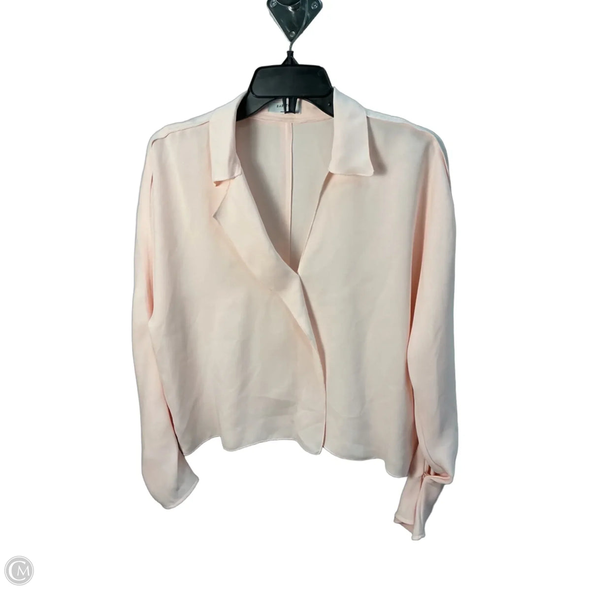 Top Long Sleeve By Babaton In Pink, Size: S