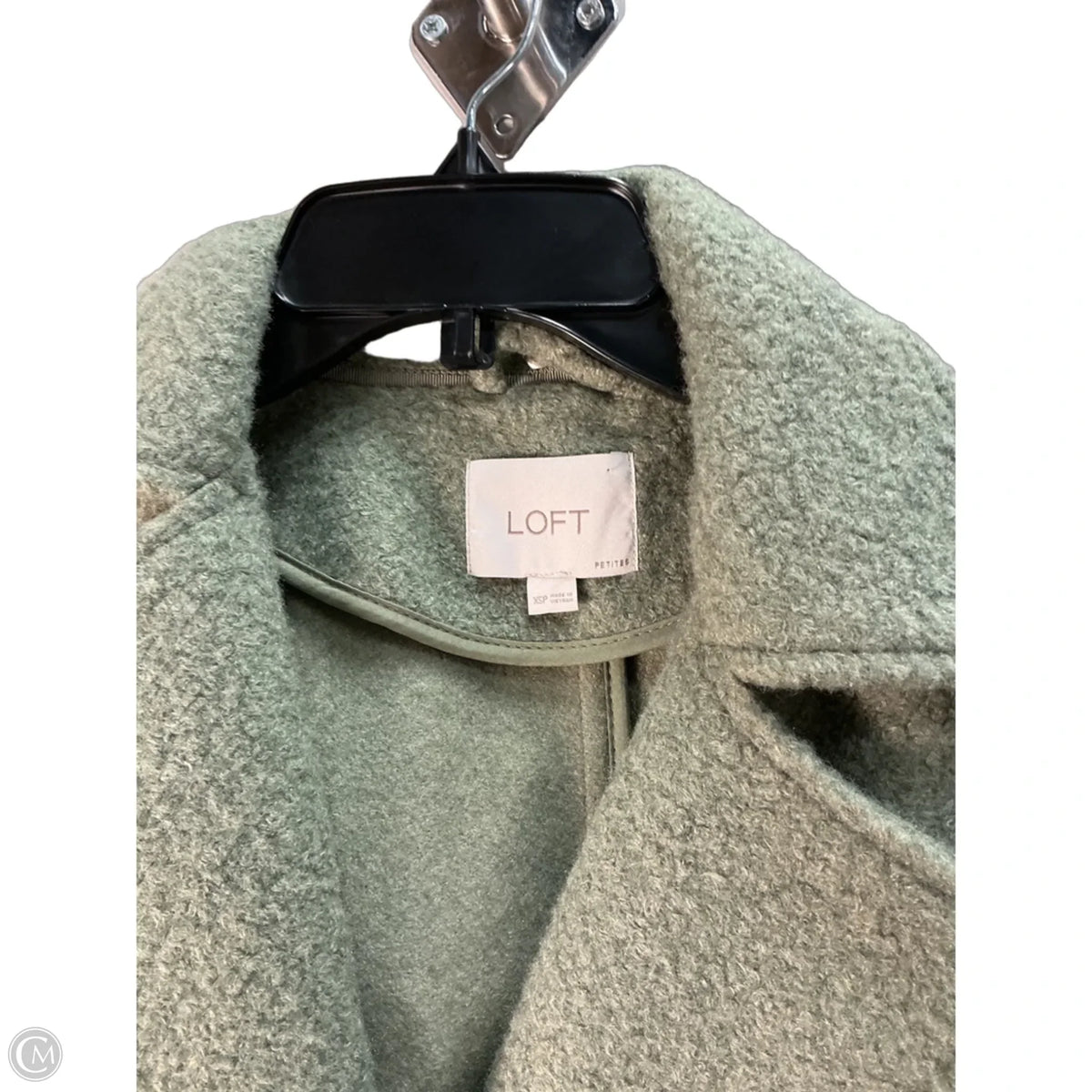 Coat Other By Loft In Green, Size: Xs