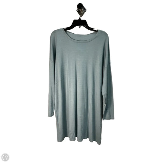 Top Long Sleeve By Eileen Fisher In Blue, Size: Xl