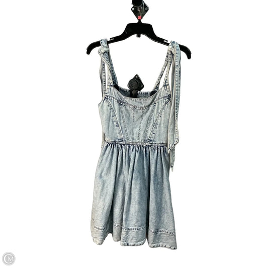 Dress Designer By Alice + Olivia In Blue Denim, Size: S
