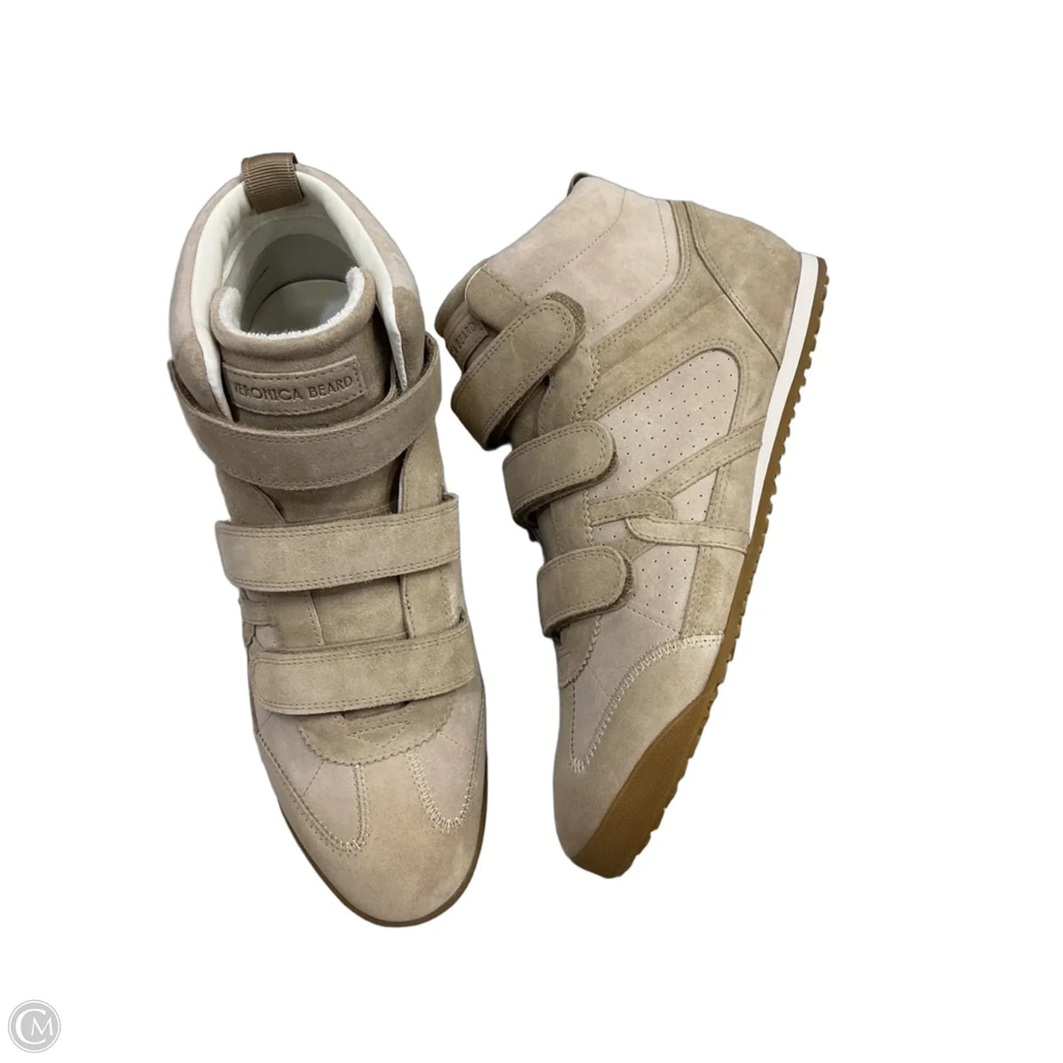 Shoes Sneakers By Veronica Beard In Tan, Size: 10