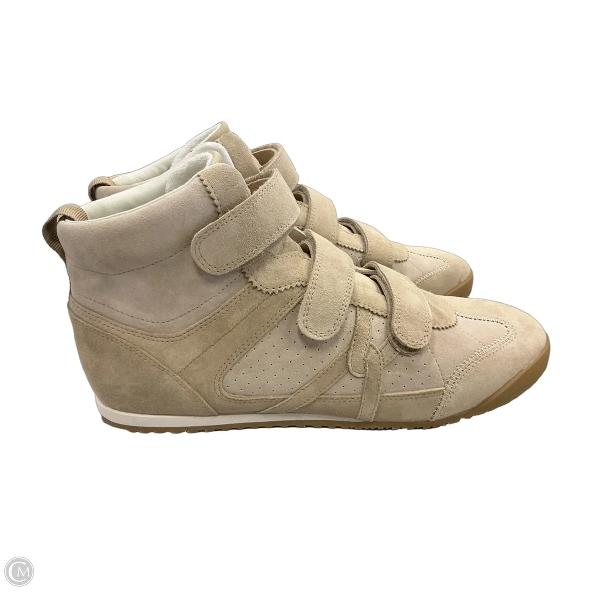 Shoes Sneakers By Veronica Beard In Tan, Size: 10