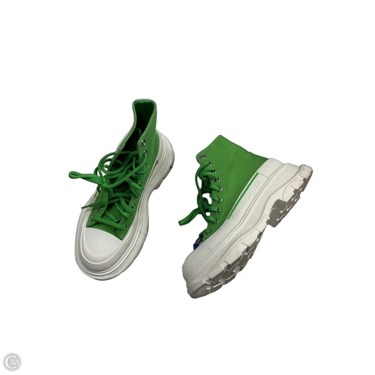 Shoes Luxury Designer By Alexander Mcqueen In Green, Size: 6