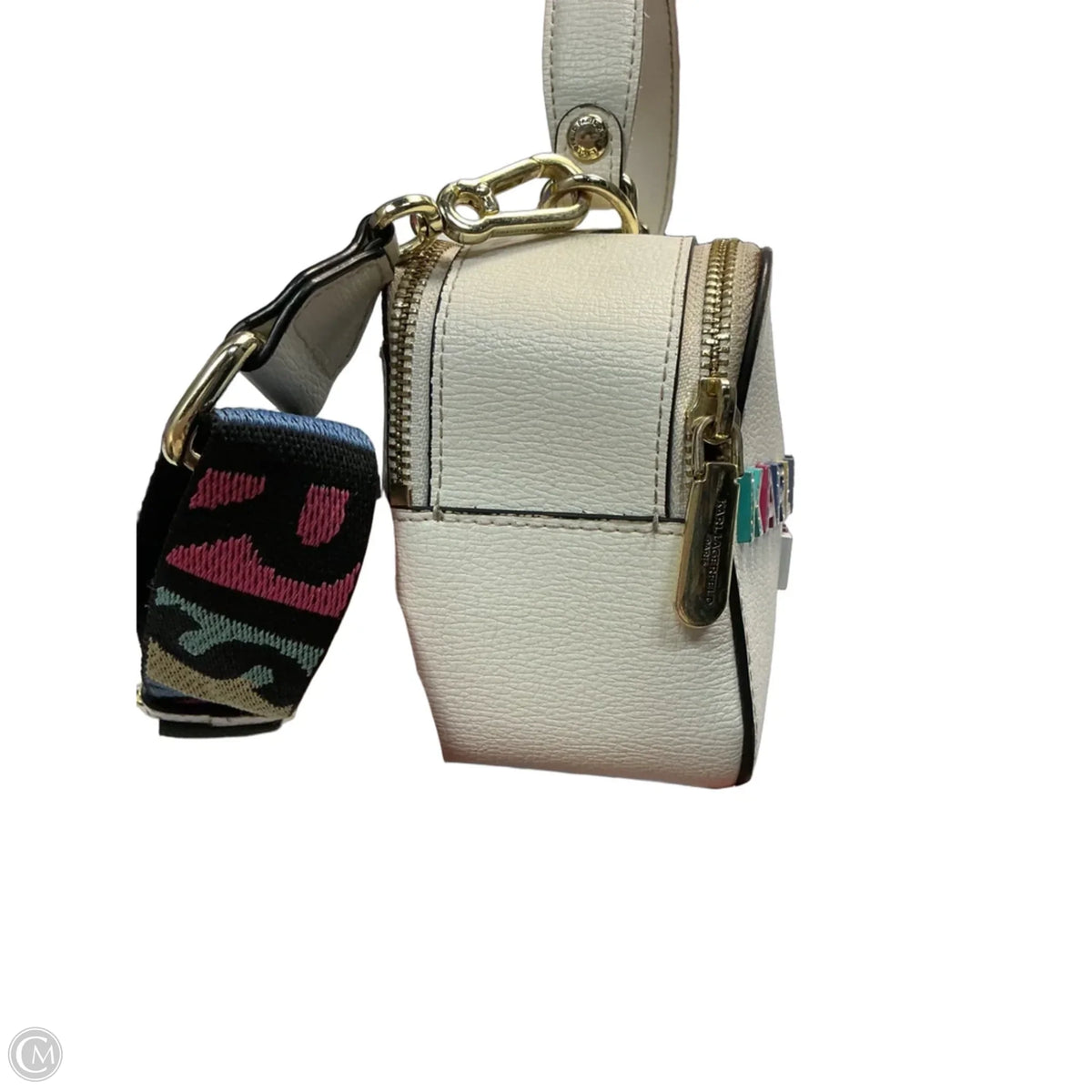 Crossbody Designer By Karl Lagerfeld, Size: Medium