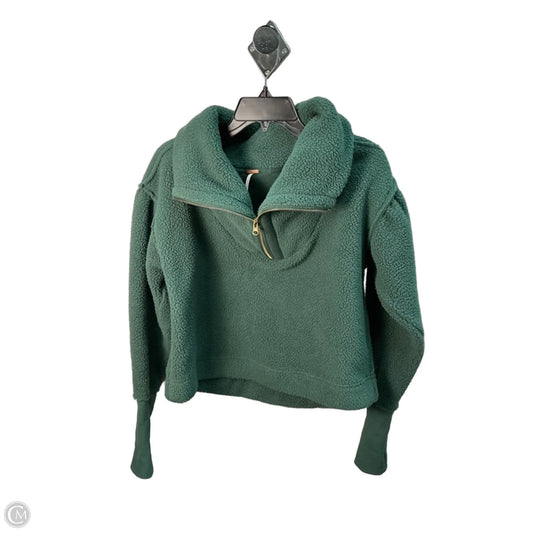 Sweatshirt Collar By Free People In Green, Size: Xs