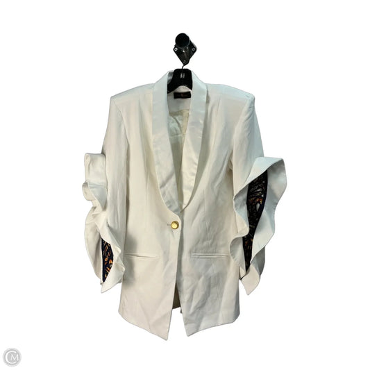 Blazer By Clothes Mentor In Cream, Size: Xl