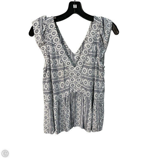 Top Sleeveless By Loft In Multi-colored, Size: S