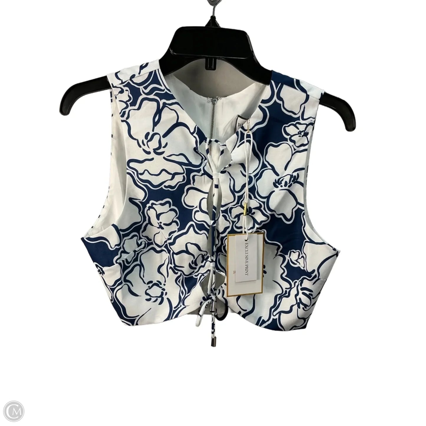 Top Sleeveless By Clothes Mentor In Blue, Size: L