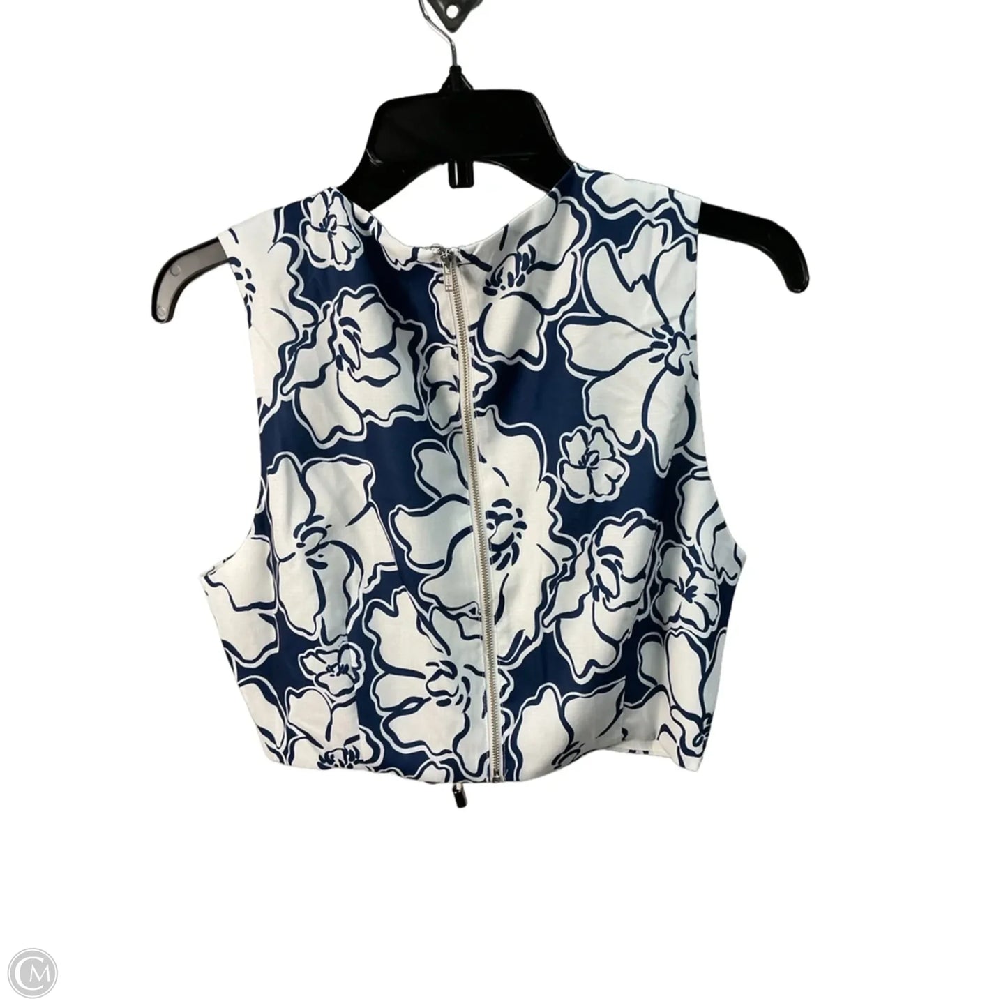 Top Sleeveless By Clothes Mentor In Blue, Size: L