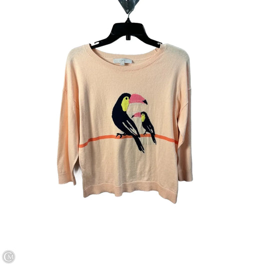 Sweater By Loft In Orange, Size: M