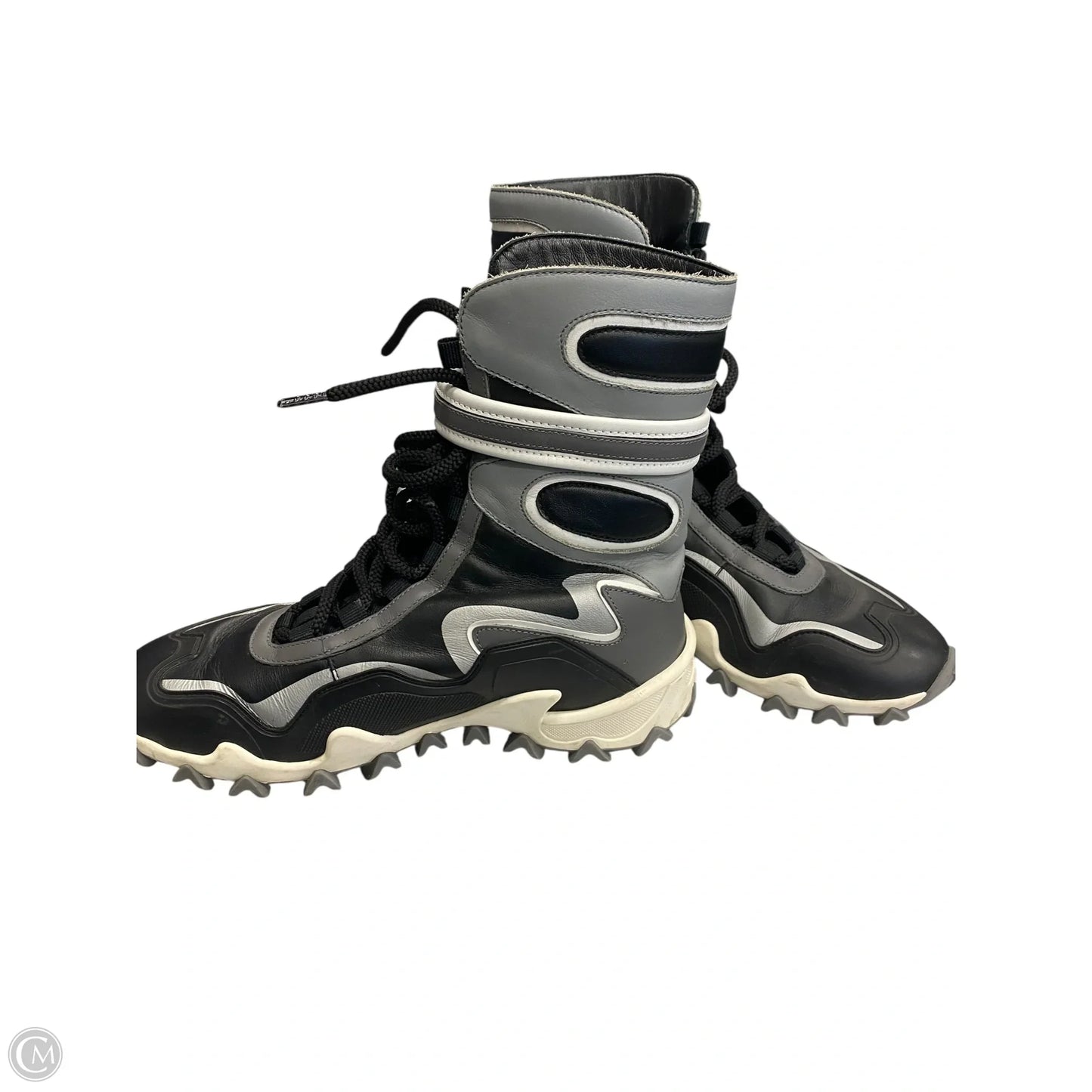 Shoes Luxury Designer By Louis Vuitton In Black & Grey, Size: 7