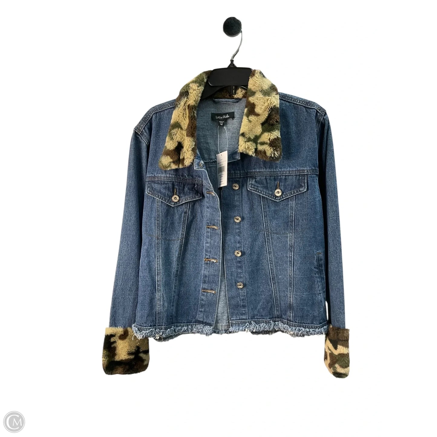 Jacket Denim By Lea & Viola In Blue, Size: M