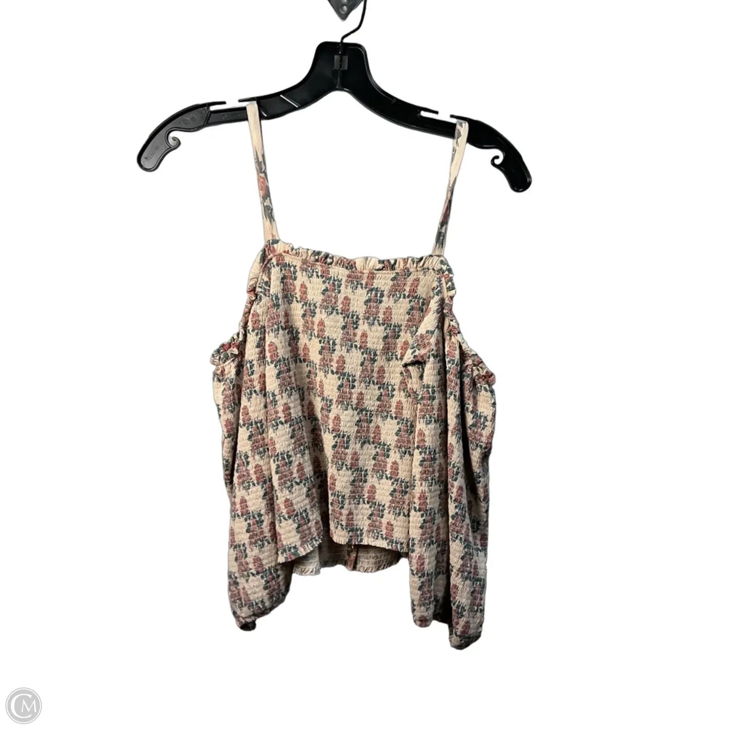 Top Long Sleeve By Nation In Floral Print, Size: Xs