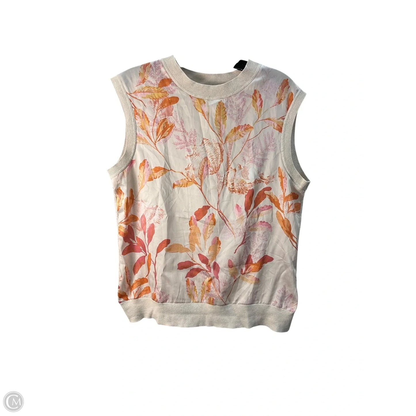 Top Sleeveless By Ted Baker In Floral Print, Size: Xs