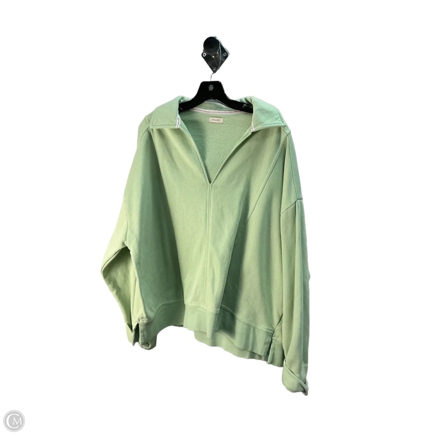 Sweatshirt Collar By Pilcro In Green, Size: 18
