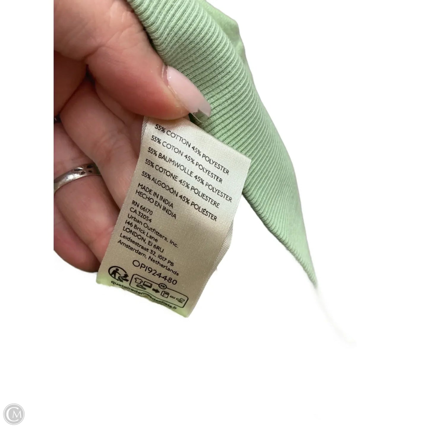 Sweatshirt Collar By Pilcro In Green, Size: 18