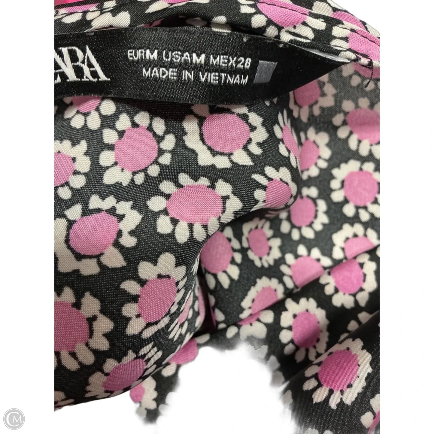 Dress Casual Maxi By Zara In Floral Print, Size: M