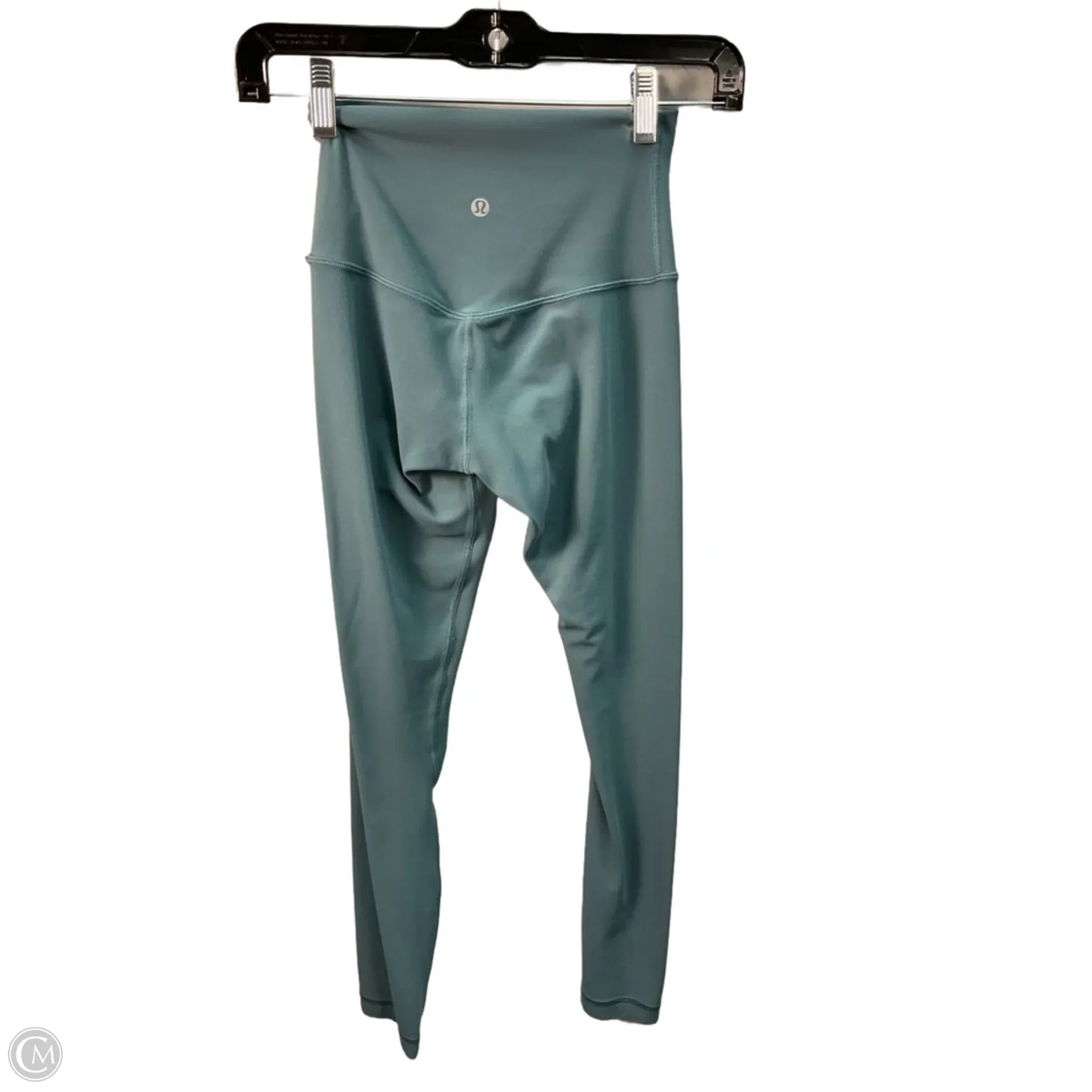 Athletic Leggings By Lululemon In Green, Size: Xs