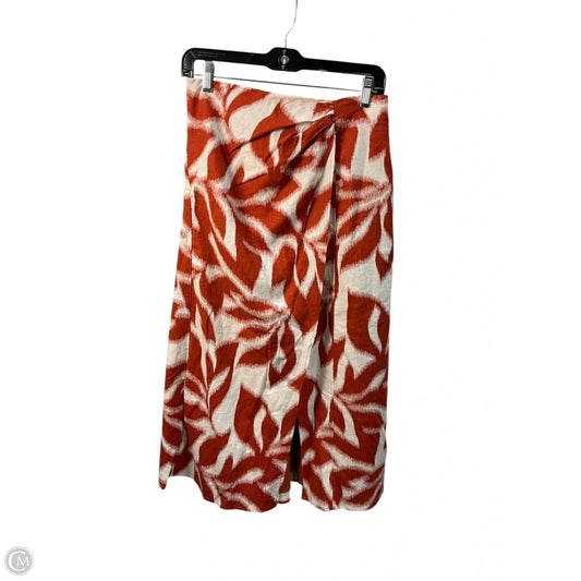 Skirt Maxi By Banana Republic In Orange, Size: 4