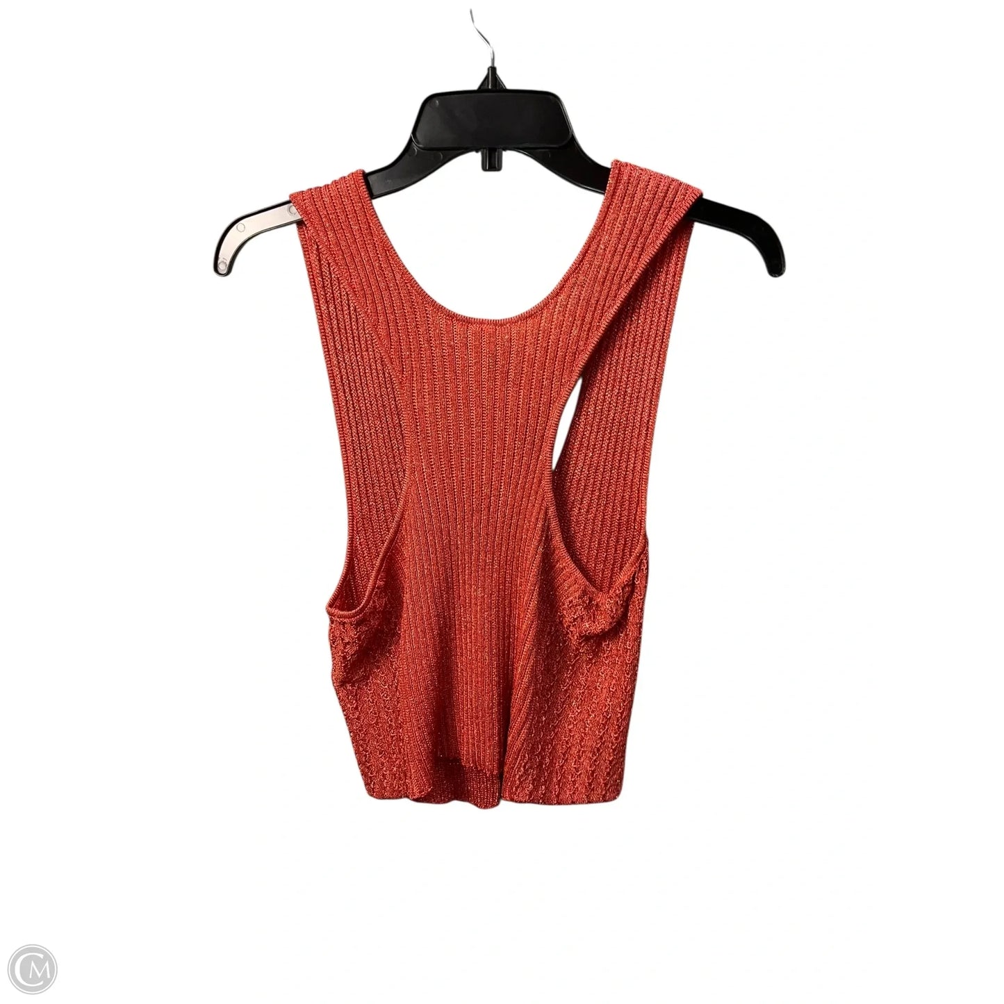 Top Sleeveless By Free People In Orange, Size: M