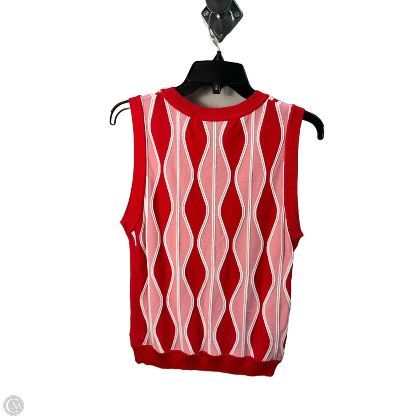 Top Short Sleeve By Eva Franco In Multi-colored, Size: L