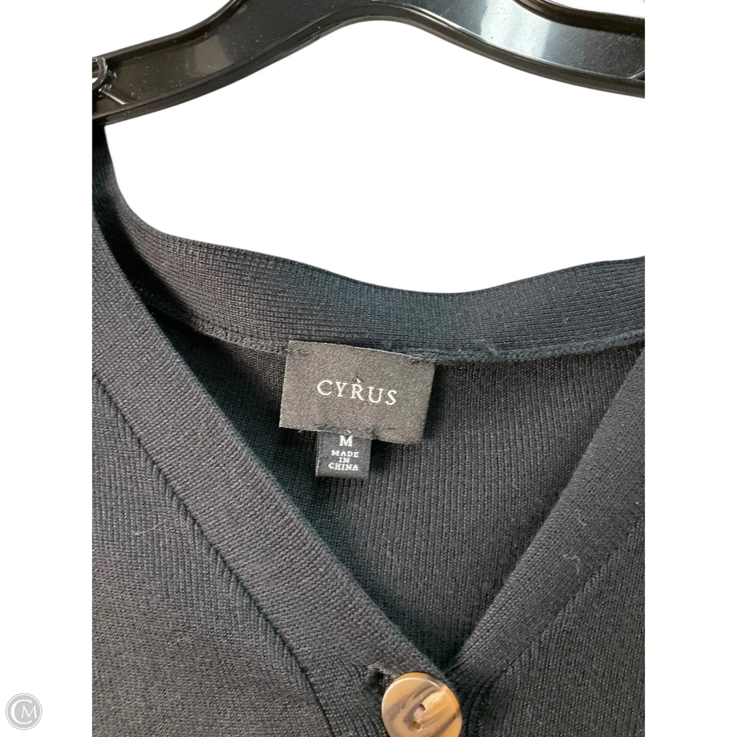 Sweater Cardigan By Cyrus In Black, Size: M