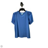 Top Short Sleeve By Cece In Blue, Size: M