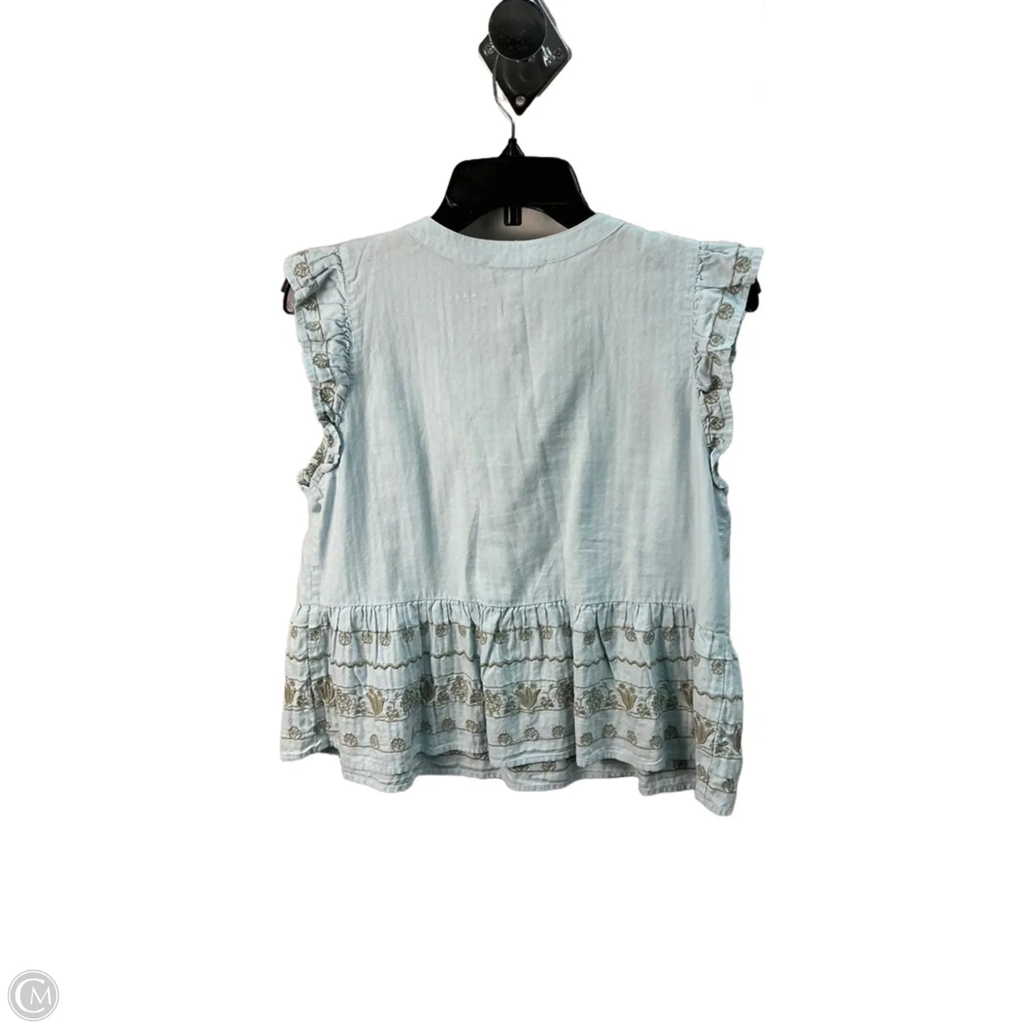 Top Sleeveless By Loft In Blue, Size: S