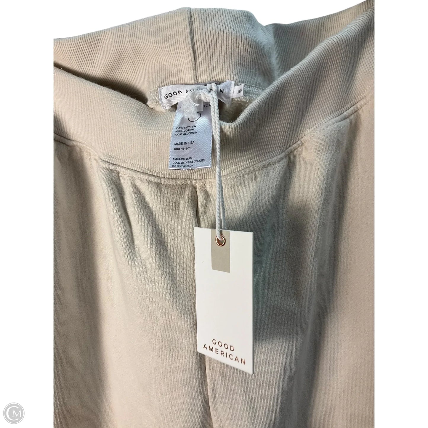 Pants Lounge By Good American In Cream, Size: S