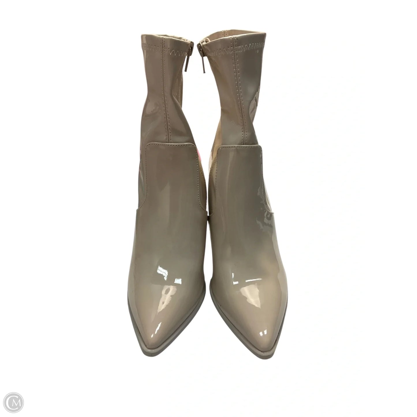 Boots Ankle Heels By Steve Madden In Cream, Size: 7