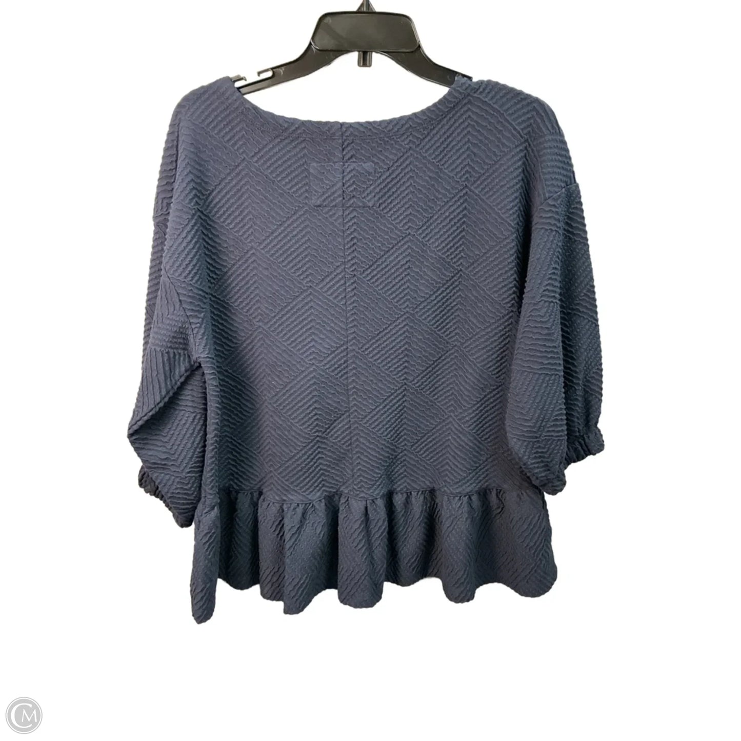 Top Short Sleeve By Maeve In Blue, Size: S