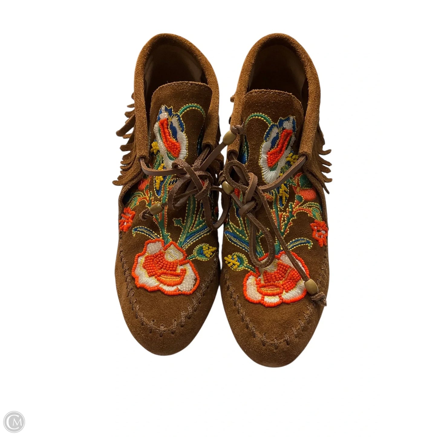 Shoes Designer By Tory Burch In Brown, Size: 8