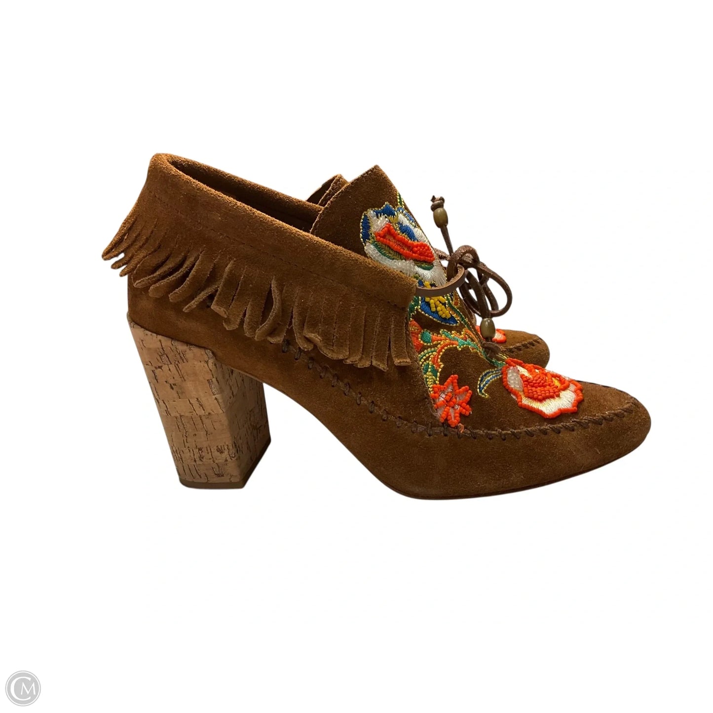 Shoes Designer By Tory Burch In Brown, Size: 8