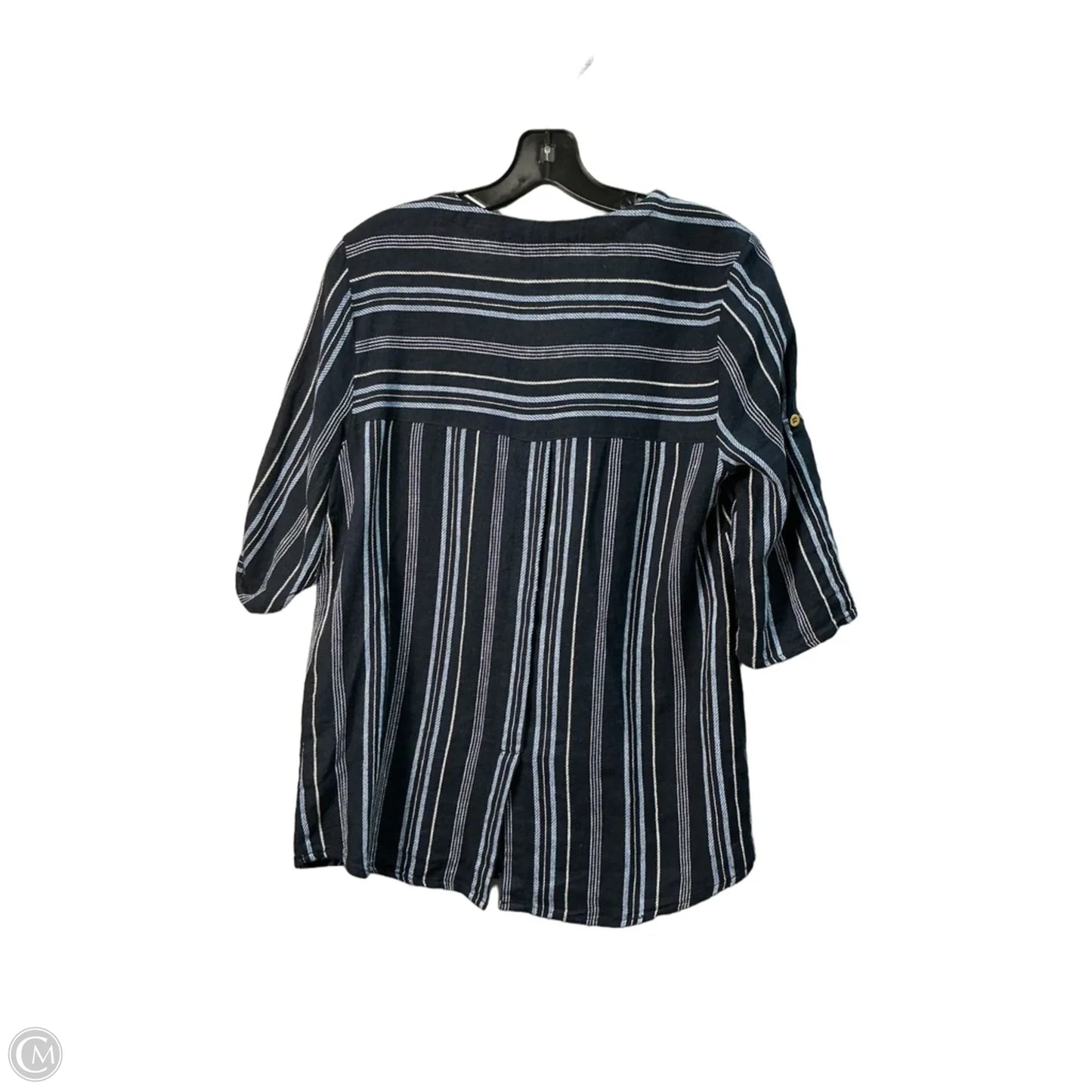 Top Short Sleeve By Ellen Tracy In Blue, Size: M