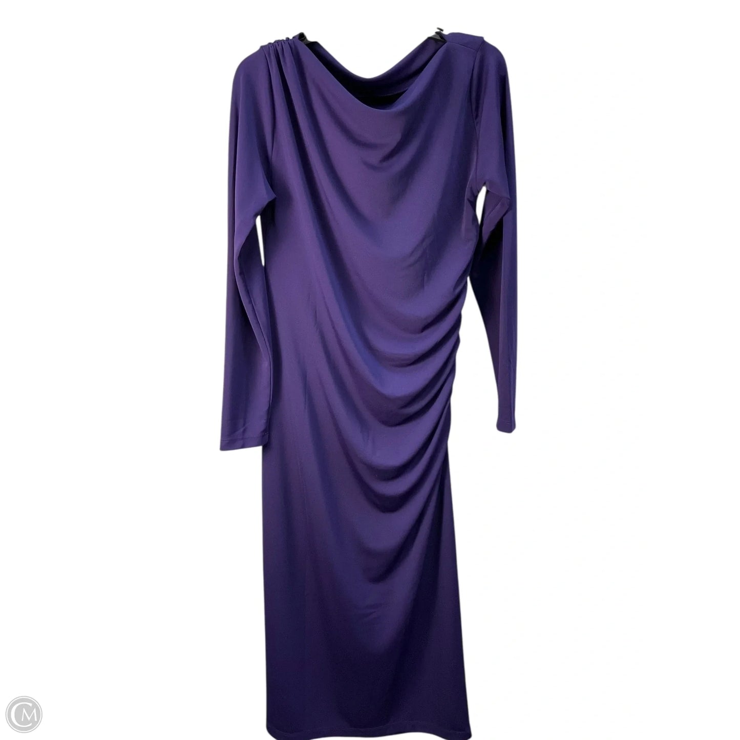 Dress Casual Maxi By Ann Taylor In Purple, Size: L