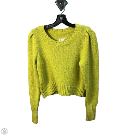 Sweater By Maeve In Chartreuse, Size: S