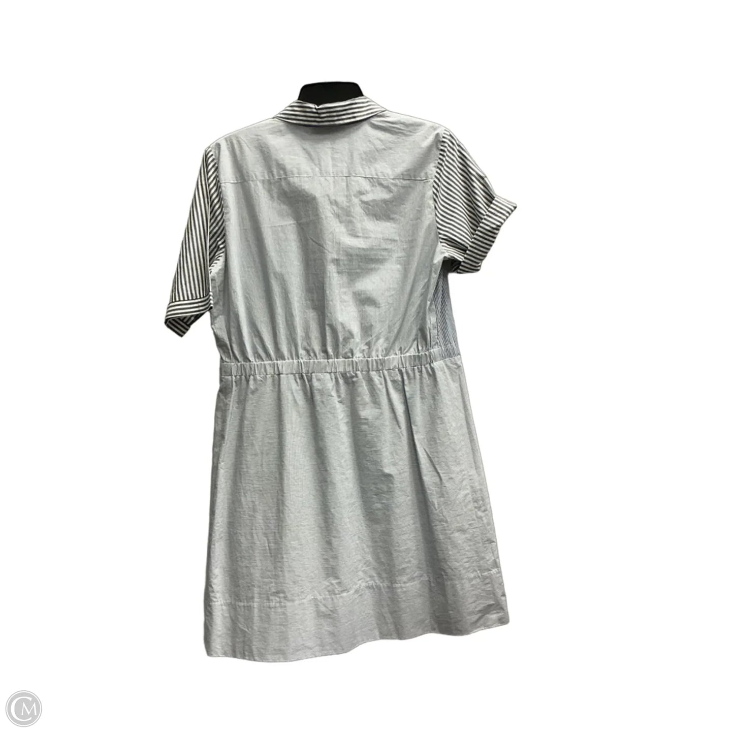 Dress Casual Midi By Dkny In Striped Pattern, Size: M
