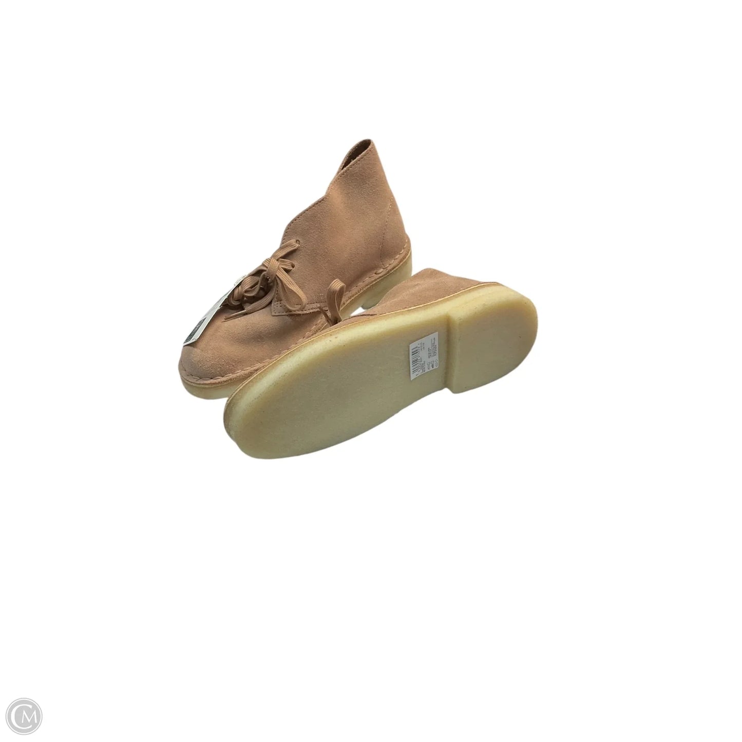 Boots Ankle Flats By Clarks In Pink, Size: 7