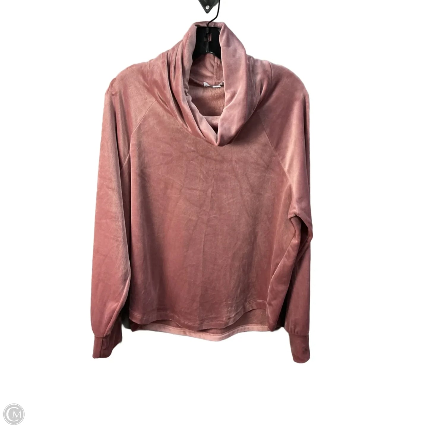 Top Long Sleeve By Evereve In Pink, Size: L