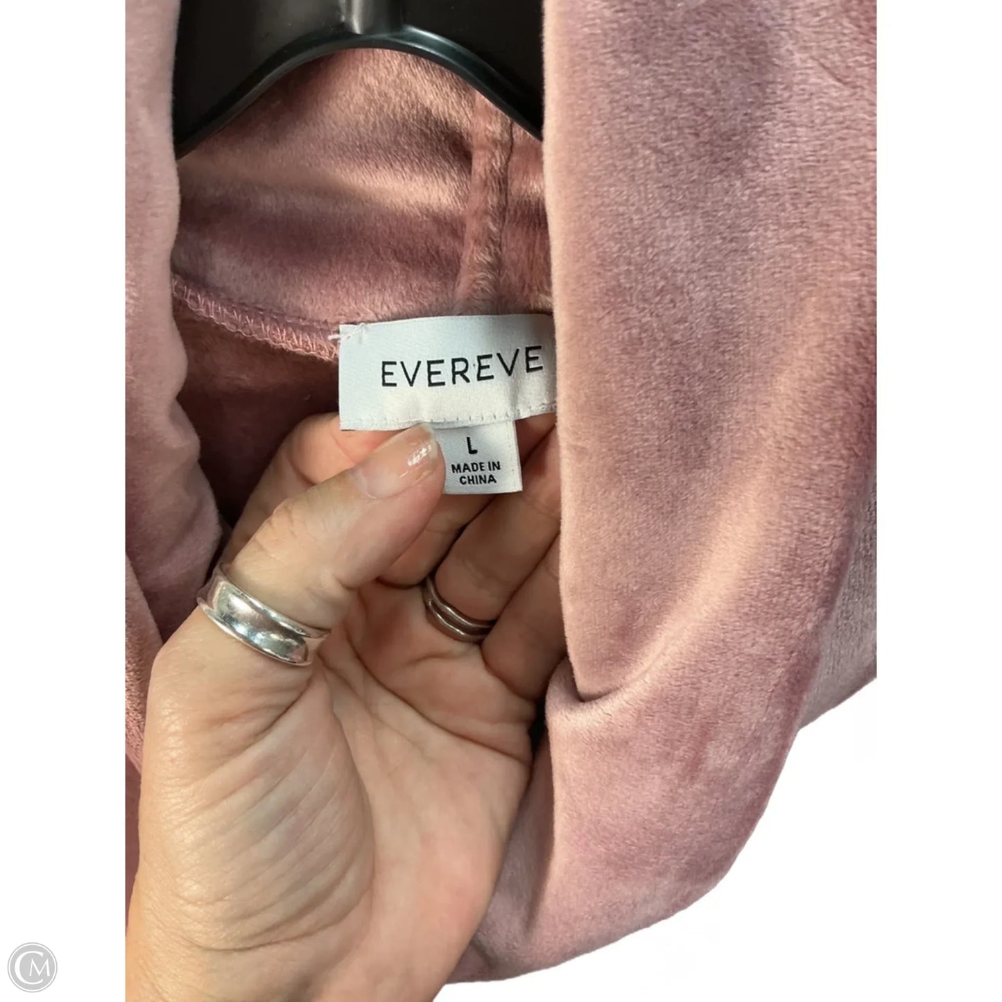 Top Long Sleeve By Evereve In Pink, Size: L
