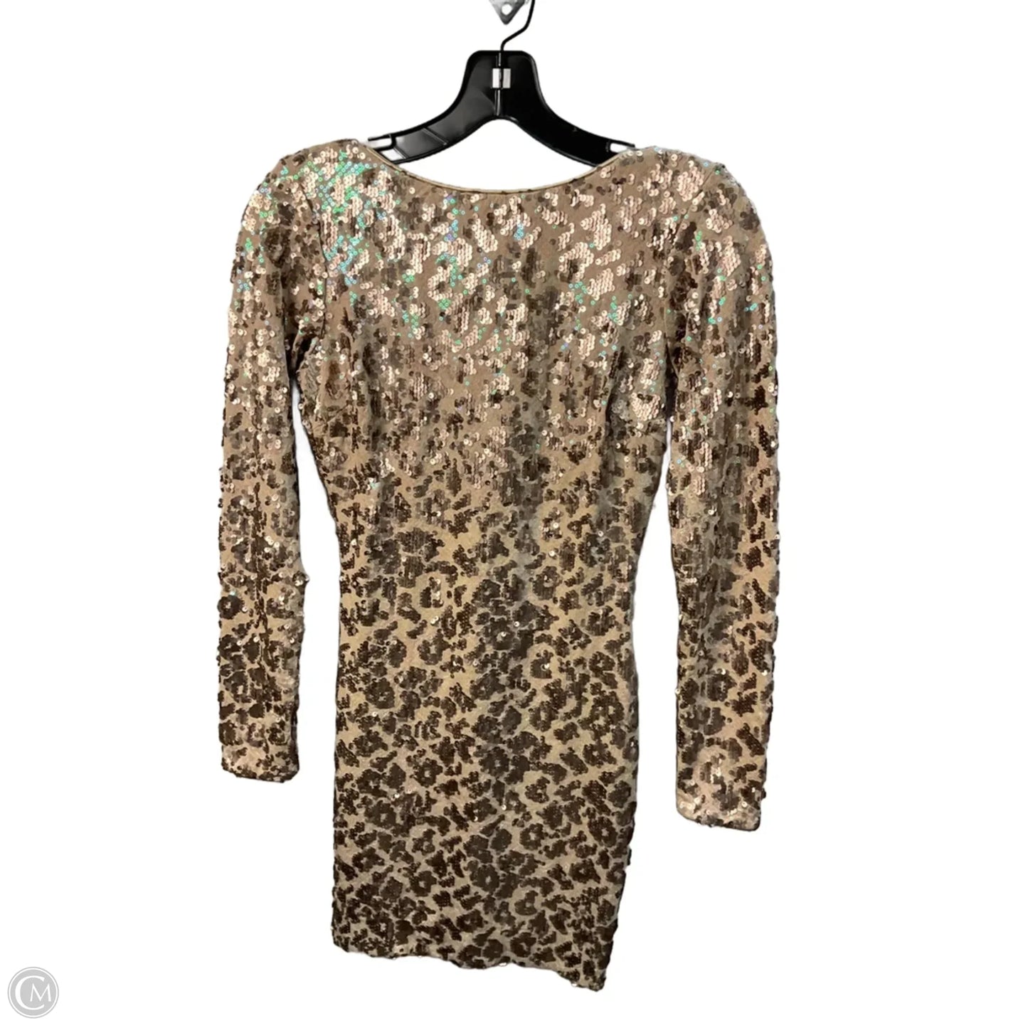 Dress Party Short By Dress The Population In Tan, Size: S