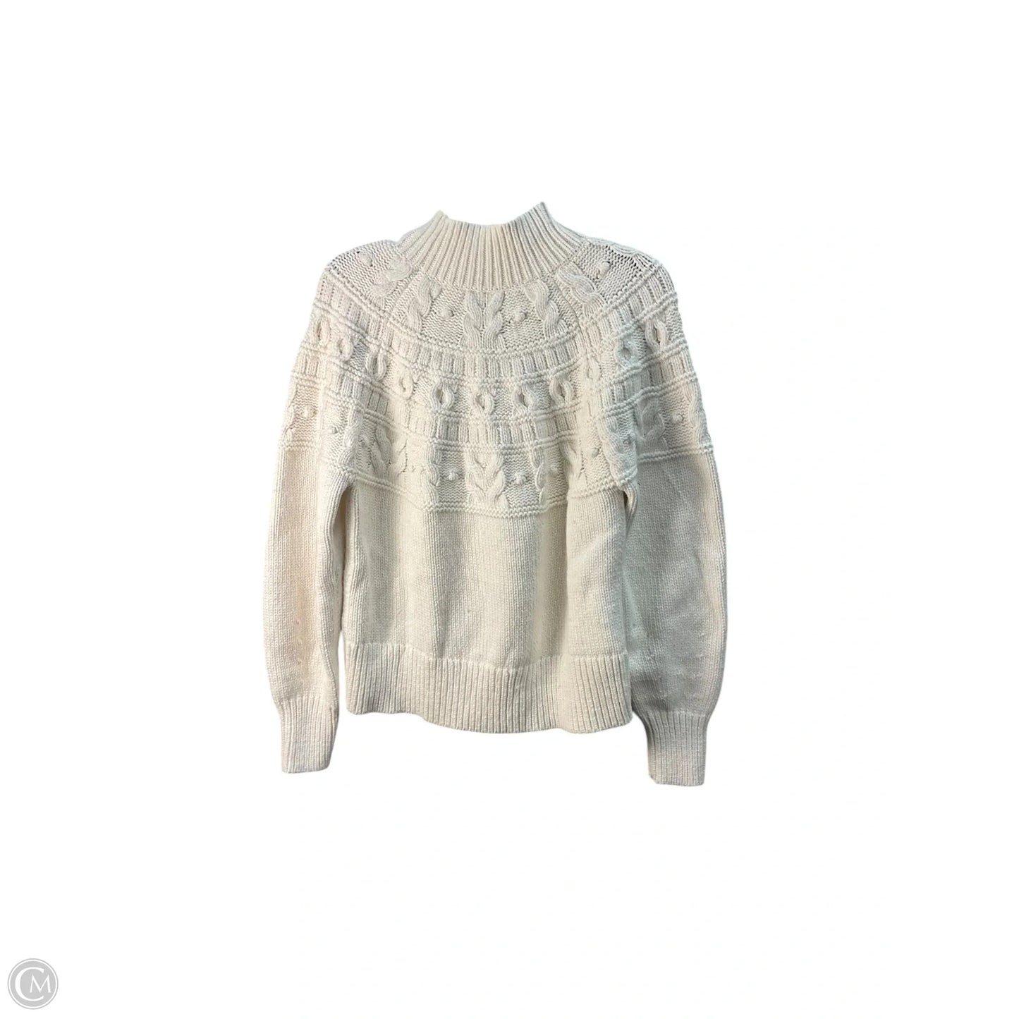 Sweater By Banana Republic In Cream, Size: M